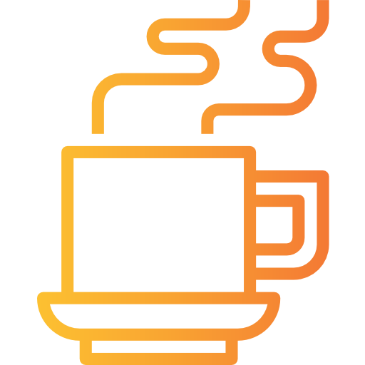 커피 컵 PongsakornRed Gradient icon