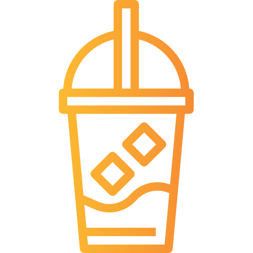 Ледяной кофе PongsakornRed Gradient иконка