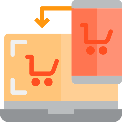 e-commerce srip Flat ikona