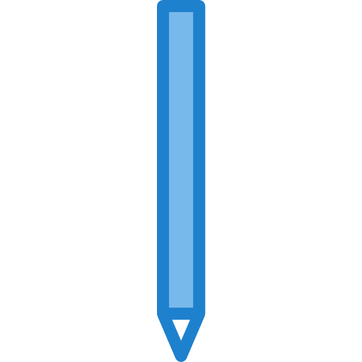 Eye pencil itim2101 Blue icon