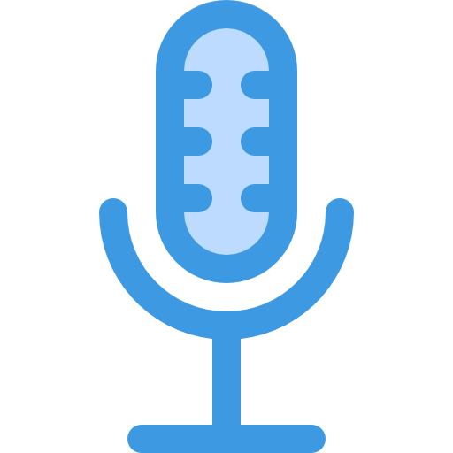 Microphone itim2101 Blue icon