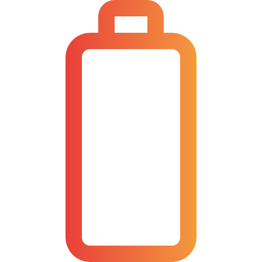 Empty battery itim2101 Gradient icon