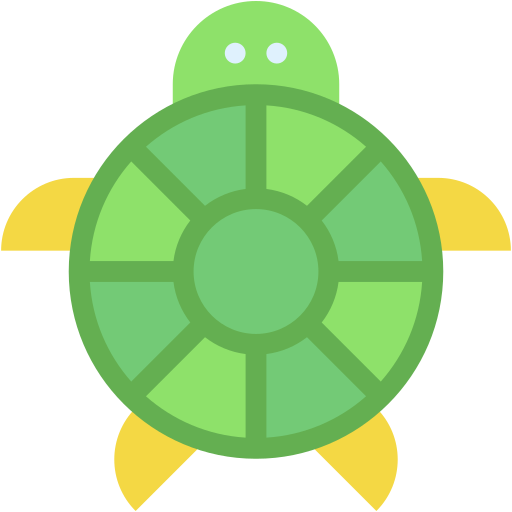 Żółw Generic color fill ikona