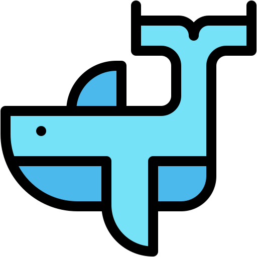 Whale Generic color lineal-color icon