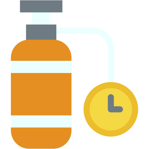Oxygen tank Generic color fill icon