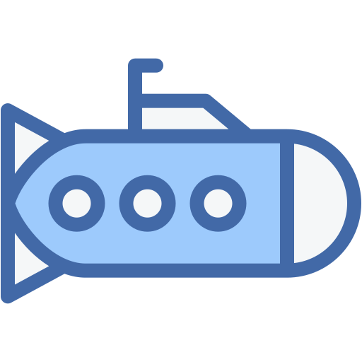 Łódź podwodna Generic color lineal-color ikona