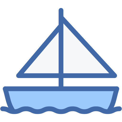 帆船 Generic color lineal-color icon