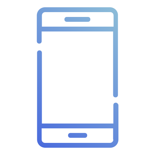 mobiele telefoon Generic gradient outline icoon