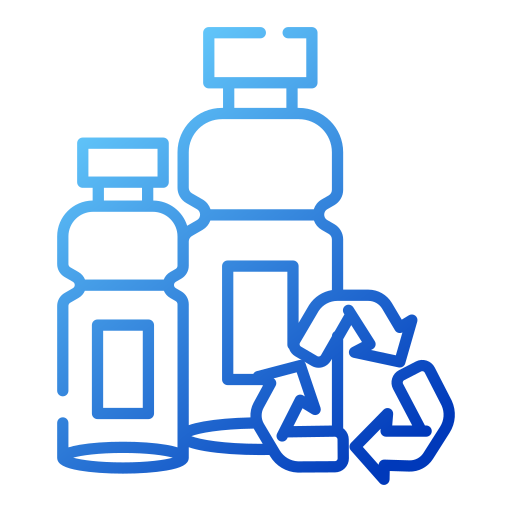 fles recyclen Generic gradient outline icoon