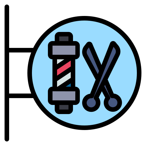 Barbershop Generic color lineal-color icon