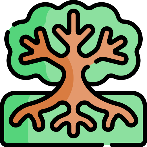 Tree of life Kawaii Lineal color icon