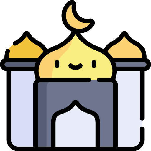 モスク Kawaii Lineal color icon