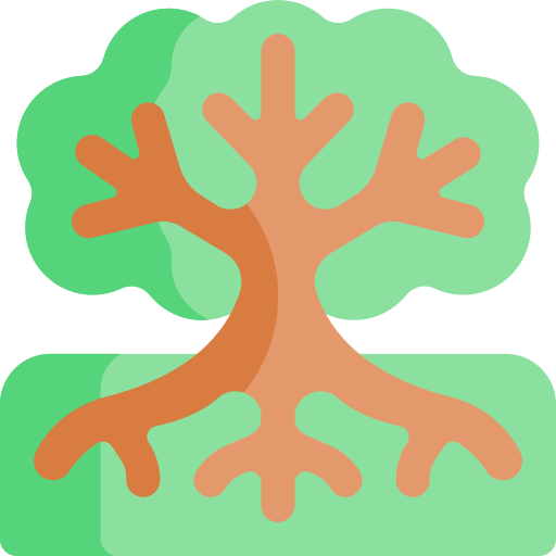 Дерево жизни Kawaii Flat иконка