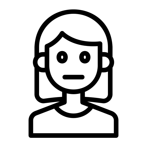 수줍은 Generic black outline icon