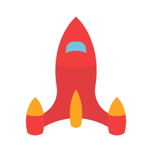 ruimteschip Generic color fill icoon