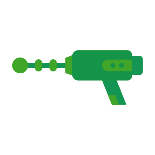 pistola laser Generic color fill icona