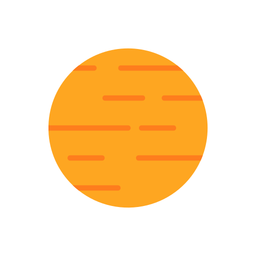 Jupiter Generic color fill icon