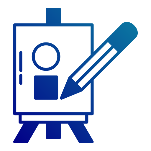 plan de travail Generic gradient fill Icône
