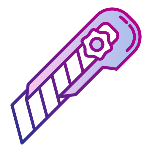 Knife Generic gradient lineal-color icon