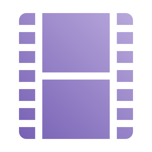 Film Generic gradient fill icon