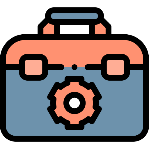 Tool box Detailed Rounded Lineal color icon