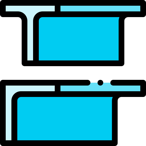 Steel Detailed Rounded Lineal color icon