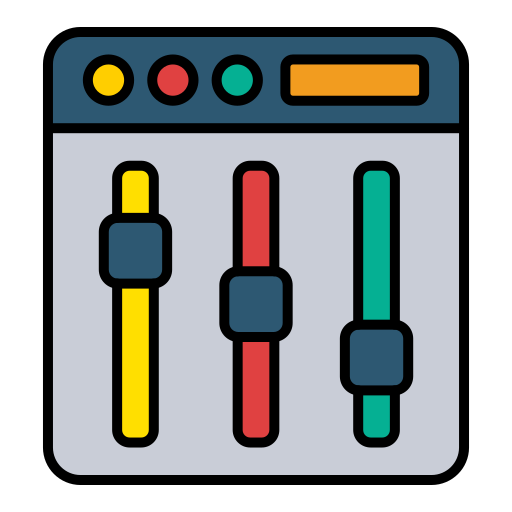 mezclador Generic color lineal-color icono