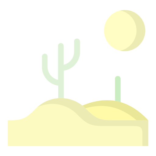 Пустыня Generic color fill иконка