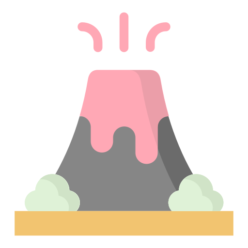 火山 Generic color fill icon