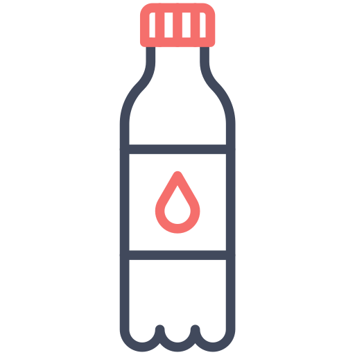 bouteille d'eau Generic color outline Icône