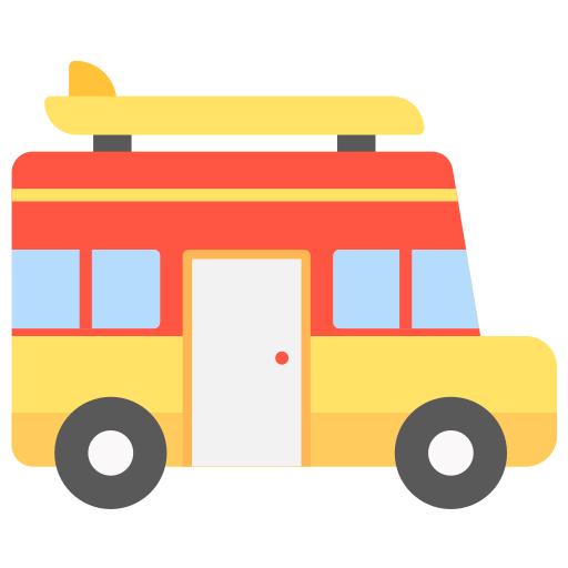 furgoneta de surf Generic color fill icono