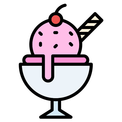 Ice cream cup Generic color lineal-color icon