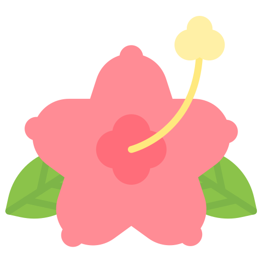 hibiscus Generic color fill Icône
