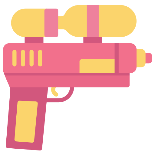 pistolet à eau Generic color fill Icône