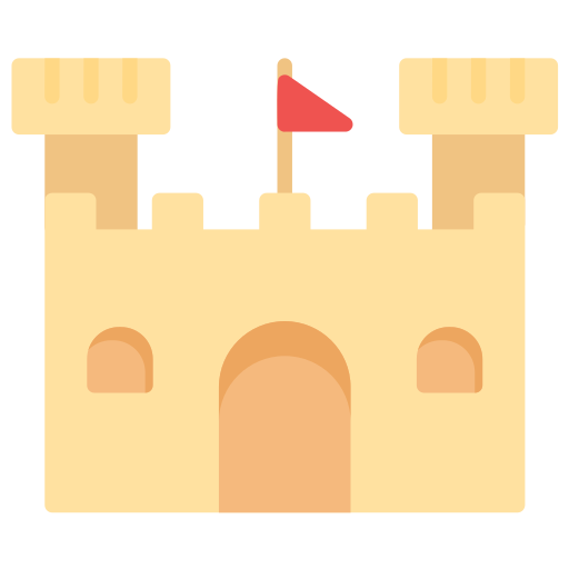 zamek Generic color fill ikona