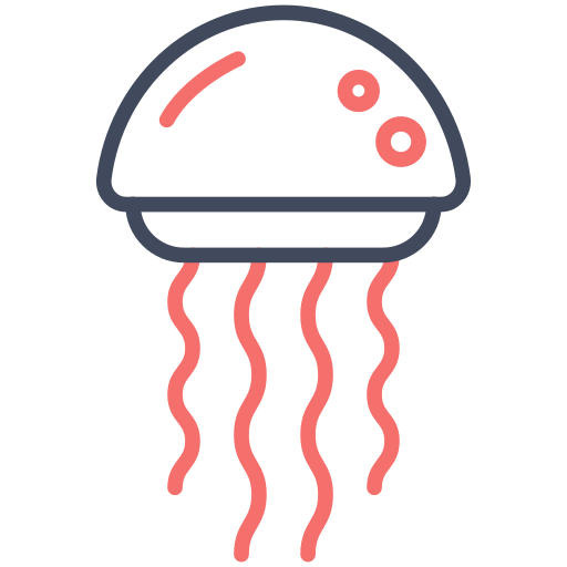 meduza Generic color outline ikona