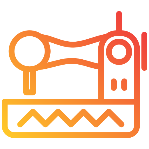 máquina de coser Generic gradient outline icono