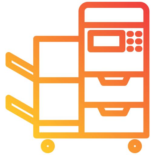 Copy machine Generic gradient outline icon