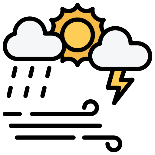 meteorologisch Generic color lineal-color icoon