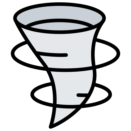 Tornado Generic color lineal-color icon