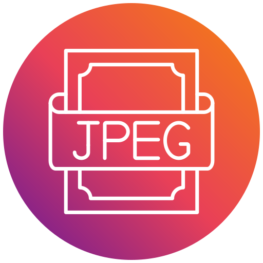 Jpeg Generic gradient fill icon