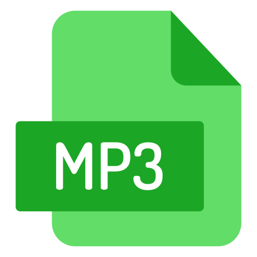 mp3 Generic color fill icon