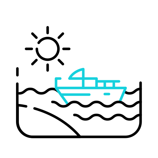 jacht Generic color outline icoon