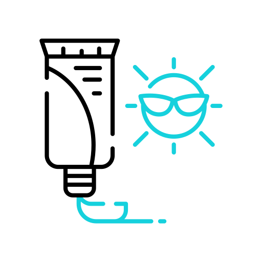 zonnescherm Generic color outline icoon