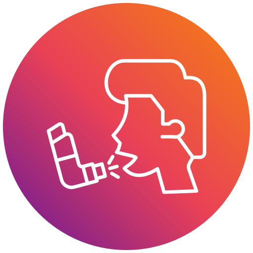 Asthma Generic gradient fill icon