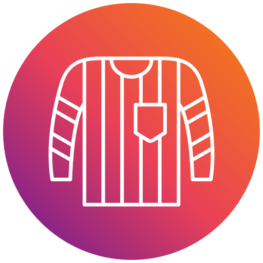 Referee jersey Generic gradient fill icon
