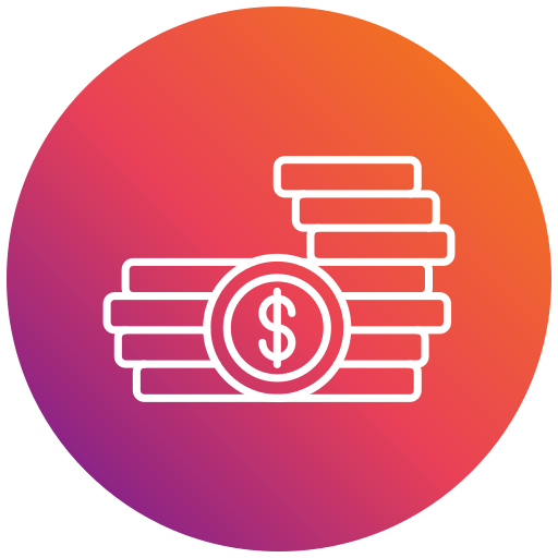 Coins Generic gradient fill icon