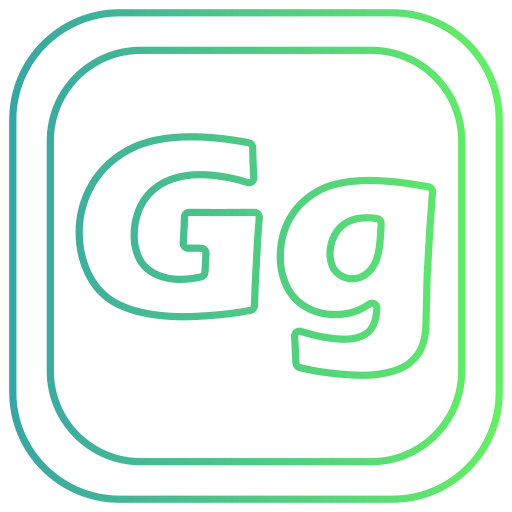 lettera g Generic gradient outline icona
