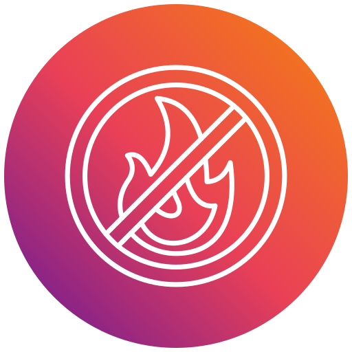 No fire Generic gradient fill icon