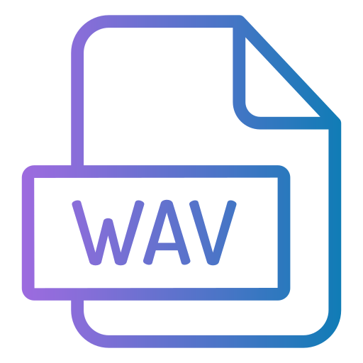 wav Generic gradient outline Icône